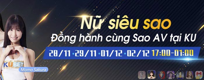 Chơi bài cùng dàn diễn viên AV nóng bỏng tại KUBET